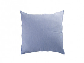 Light blue linen cushion