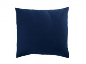 Navy blue text cushion cover. mel. 50x50cm