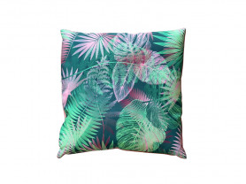 Green Berha cushion cover