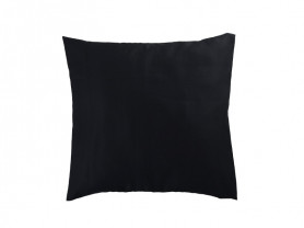 Big black mink cushion
