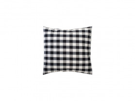 Black and white checkered cushion cover 30 x 30 cm