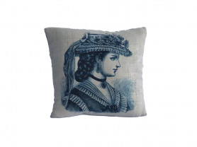 Vintage lady sand cushion