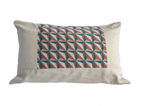 Rectangular rhombus cushion
