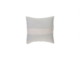 White and blue double cushion cover 30 x 30 cm