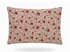 Little red flowers cushion