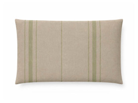 Formentera green rectangular cushion