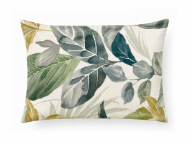 Green leaf cushion