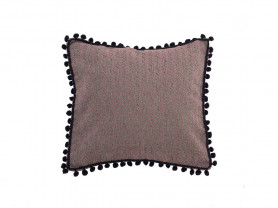 Brown cushion rectangular weft balls