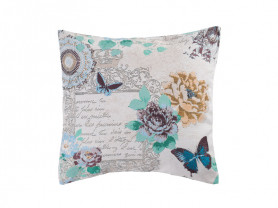 Butterfly print cushion