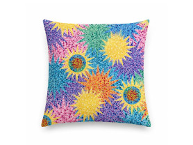 Solar mosaic cushion