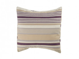 Lilac striped cushion