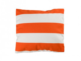 Orange Striped Cushion