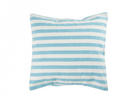 Turquoise Striped Cushion