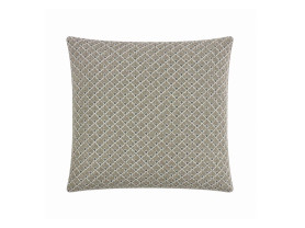 Beige small diamond pattern cushion