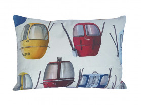 Rectangular cable car cushion 40x60 cm