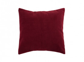 Maroon velvet cushion