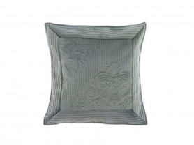 Gray Green Velvet Cushion