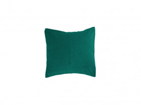 Funda cojín terciopelo verde esmeralda 30 x 30 cm