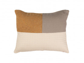 Sand, beige and brown Triada cushion