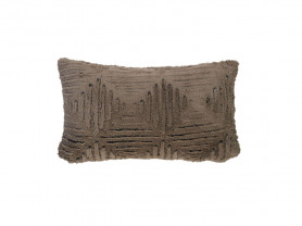 Mink fur effect cushion cover 30 x 60 cm