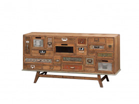 Cómoda multicajonera madera