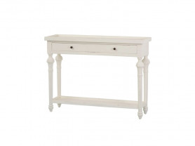 Off-white console with drawers
