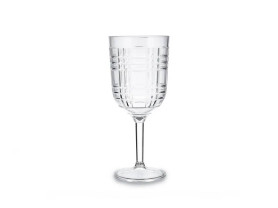 Copa agua vino acrílica Life 42 cl