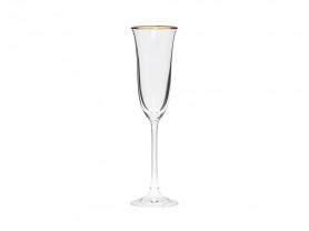 Cava cup Flora edged gold