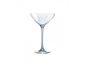 Pompadour Optic cocktail glass