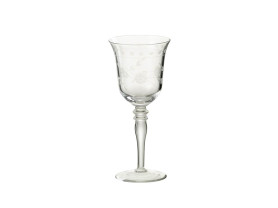 Fleurs wine glass