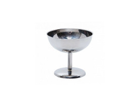 Copa Pompadour helado efecto plata