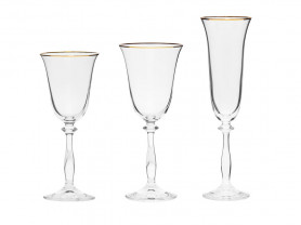 Gold edged Angel glasses