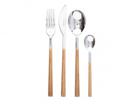 Teak cutlery