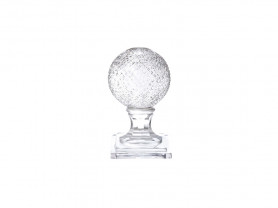 Decoración bola de cristal 22 cm h