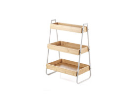 Soporte de buffet de 3 alturas 46x30x70 cm