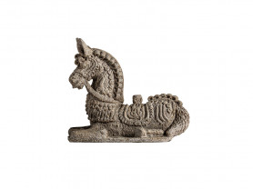 Sitting horse figure