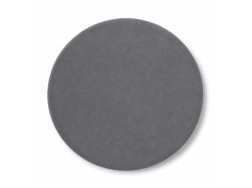 Funda plato presentación textil Velvet gris
