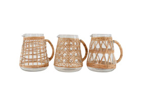 Sierra rattan mix water jug
