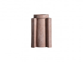 Leif cylinder vase with buttresses