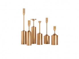 Set of 6 Byrone Gold Candle Holders