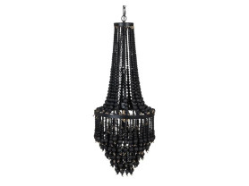 Black bead ceiling lamp