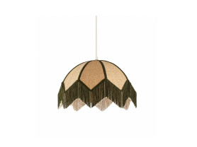 Lámpara de techo Sulina flecos 45 cm ø