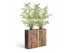 Macetero Lahti con plantas