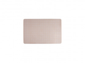 Rectangular beige mesh placemat