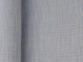 Light blue linen tablecloth