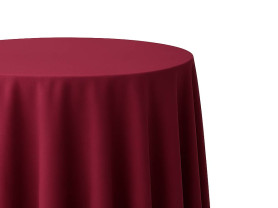 Mantel satén granate