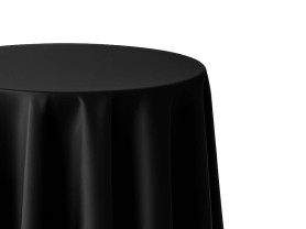 Mantel tafetán negro liso