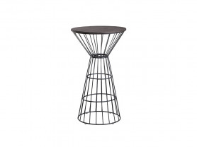 Orsay black cocktail table 62 cm ø