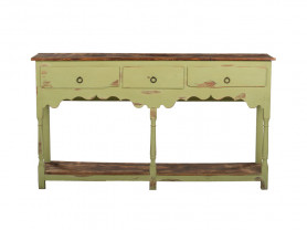 Vintage green high table