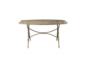 Green iron aperitif table